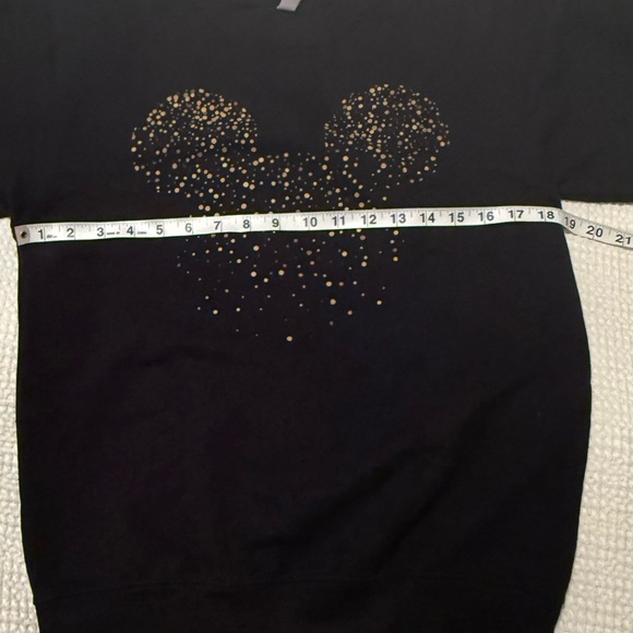 Disney | Black Sweatshirt with Gold Mickey head design - Picture 3 of 4